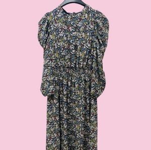 WAYF Floral Dress